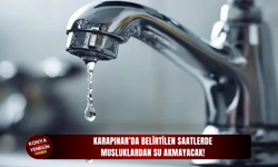 Karapınar’da belirtilen saatlerde musluklardan su akmayacak!