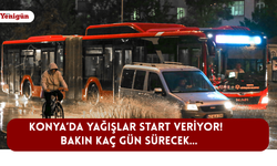 Konya’da yağışlar start veriyor! Bakın kaç gün sürecek…