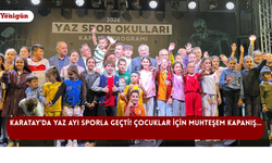 Karatay’da yaz ayı sporla geçti! Çocuklar için muhteşem kapanış…