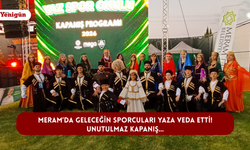 Meram’da geleceğin sporcuları yaza veda etti! Unutulmaz kapanış…