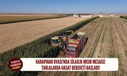 Karapınar tarlalarında hasat bereketi başladı!