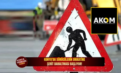 Konya'da sürücülerin dikkatine: Şerit daraltması başlıyor!