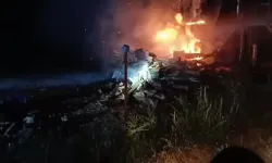 Beyşehir’de alevlerin yükseldiği lavanta yağı tesisi için köylüler ve itfaiye seferber oldu!