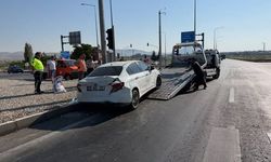 Ilgın Esentepe kavşağında kaza: 1 yaralı!