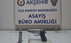 Akşehir'de polis düğünde silah kullanan şahsı yakaladı!