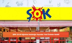 ŞOK 12-18 Ağustos Kataloğu Yayında: Yeni Ürünler Geldi!