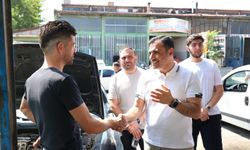 Meram sokaklarında hareketli gün: Başkan Fatih Özgökçen saha temaslarıyla dikkat çekti