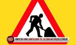 Konya'da farklı noktalarda yol çalışmaları gerçekleştirildi!