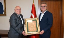 Başkan Ustaoğlu’ndan Kaymakam Gözel’e tebrik ziyareti