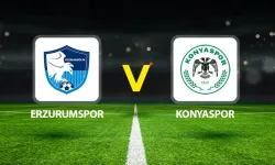 İkinci yarı başladı: Erzurumspor 1 - 0 Konyaspor