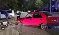 Konya'da otomobil ile motosiklet çarpıştı! Yaralılar var...