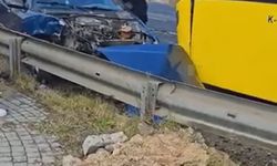 Otomobil ve otobüs çarpıştı1 Çok sayıda yaralı var…
