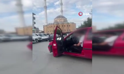 Trafikte öfke patlaması: Sürücüye ölüm tehditleri yağdırdı!