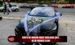 Konya’da makam aracı garajdan çıktı, gelin arabası oldu!