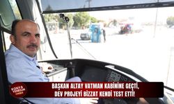Başkan Altay vatman kabinine geçti, dev projeyi bizzat kendi test etti!