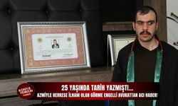 Azmiyle herkese ilham olan görme engelli avukattan acı haber!