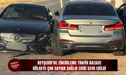Beyşehir’de zincirleme trafik kazası!