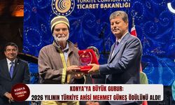 2026 Yılının Türkiye Ahisi Mehmet Güneş ödülünü aldı!