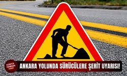 Ankara yolunda sürücülere şerit uyarısı!