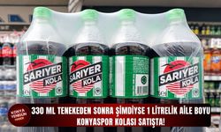 1 litrelik aile boyu Konyaspor kolası satışta!
