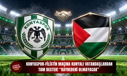 Konyaspor-Filistin maçına Konyalı vatandaşlardan tam destek! “Kaybedeni olmayacak”