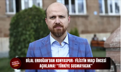 Bilal Erdoğan’dan Konyaspor- Filistin maçı öncesi açıklama! “Türkiye susmayacak”