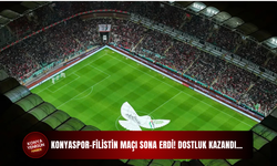 Konyaspor-Filistin maçı sona erdi! Dostluk kazandı…