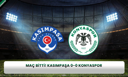 Maç bitti! Konyaspor 0 - 0 Kasımpaşa