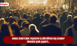 Herkes kendi ilinde yaşasaydı illerin nüfusu kaç olurdu? Zirvedeki şehir şaşırttı…