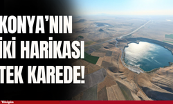 Konya'nın iki harikası tek karede!