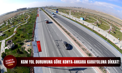 KGM yol durumuna göre Konya-Ankara karayoluna dikkat!