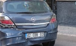 Meram'da yola bakmadan çıkan sürücü kazaya sebep oldu