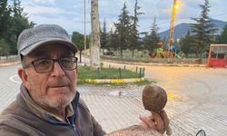 Arazide bulduğu mantar görenleri şaşkına çevirdi!