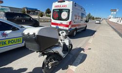 Otomobil motokuryeye çarptı: 1 yaralı!