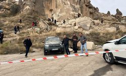 Kapadokya'da korkunç olay! Peri bacası çöktü