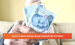 Emekli ve Memur İçin Zam Hesabı Yenilendi: İşte Yeni Tablo!