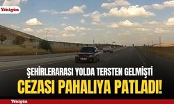 Konya-Aksaray Yolunda ters yönden gelen sürücü emniyetten kaçamadı!