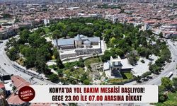 Konya’da yol bakım mesaisi başlıyor!