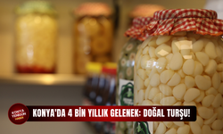 Konya'da 4 bin yıllık gelenek: Doğal turşu!