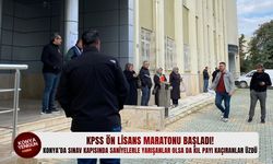 Konya’da sınav kapısında saniyelerle yarışanlar olsa da kıl payı kaçıranlar üzdü