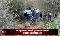 Seydişehir’de otomobil şarampole devrildi: 1’i çocuk 5 kişi yaralandı!