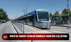 Konya’da tramvay seferleri durmuştu! AKOM'dan flaş duyuru...