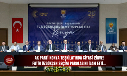 AK Parti Konya İl Başkanı Fatih Özgökçen'den flaş açıklama! Seçim parolasını ilan etti...