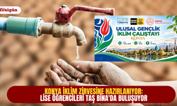 Konya iklim zirvesine hazırlanıyor: lise öğrencileri Taş Bina'da buluşuyor