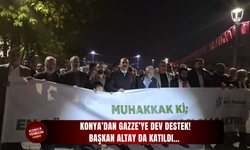 Konya’dan Gazze’ye dev destek! Başkan Altay da katıldı…