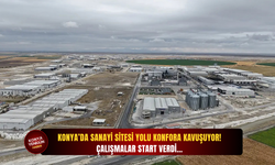 Konya’da sanayi sitesi yolu konfora kavuşuyor! Çalışmalar start verdi…