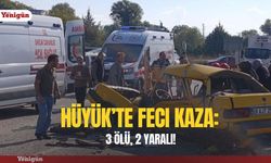 Konya Hüyük’te feci kaza: 2 Ölü, 2 Yaralı!