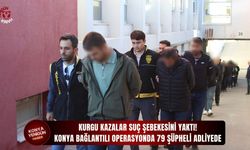 Konya bağlantılı operasyonda 79 şüpheli adliyede