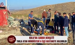 Kulu'da sabah dehşeti! Takla atan minibüsteki 6 işçi hastaneye kaldırıldı