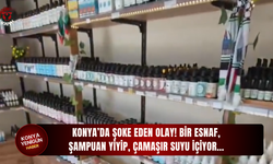 Konya’da şoke eden olay! Bir esnaf, şampuan yiyip, çamaşır suyu içiyor…